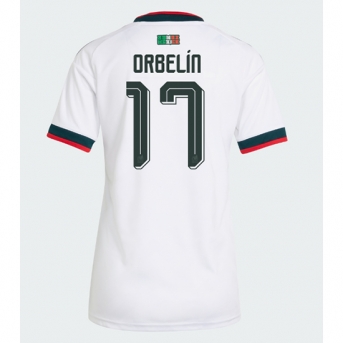Billige Fotballdrakt Mexico Orbelin Pineda #17 Replika Bortedrakt Dame VM 2026 Kortermet